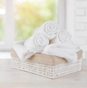 Photo of warmed towels