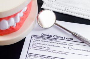 dental insurance claim form with dental CDT codes